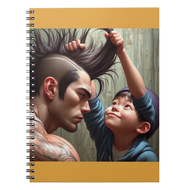 Curious Kid & Mohawk Notebook (Front)