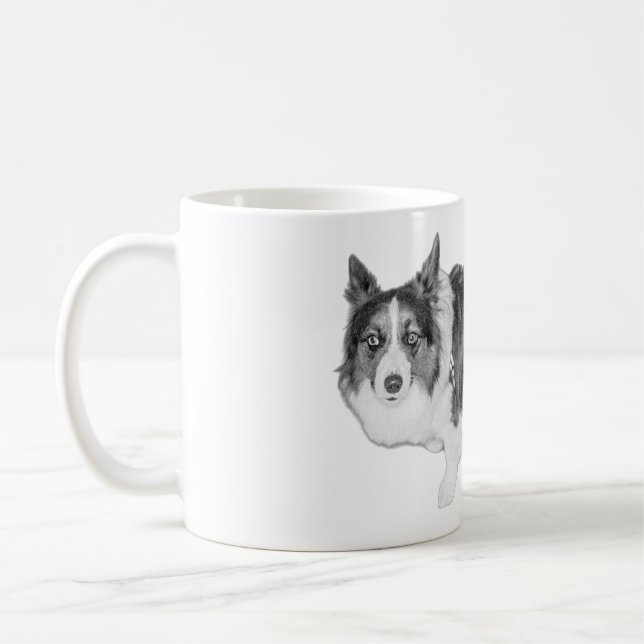 Curious Little Guardian Coffee Mug (Left)