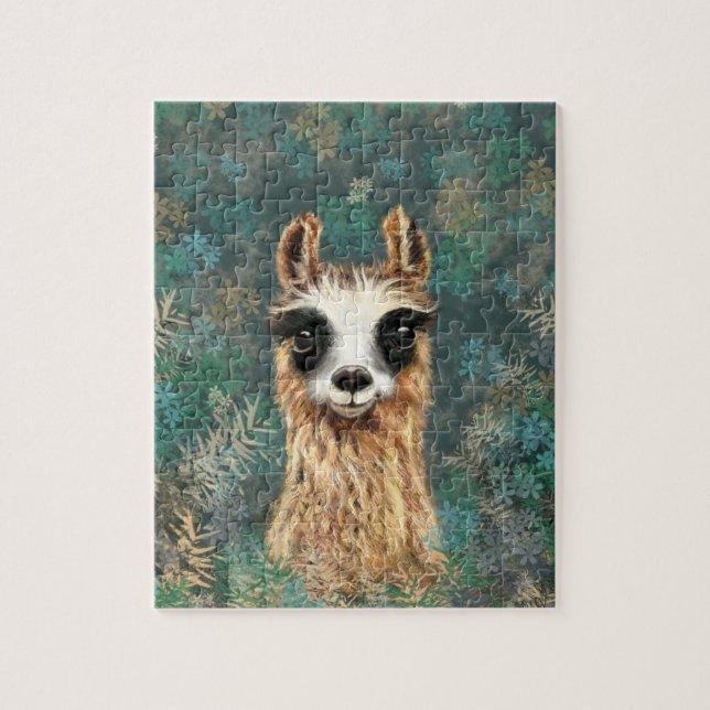 Curious Llama Puzzle (Vertical)