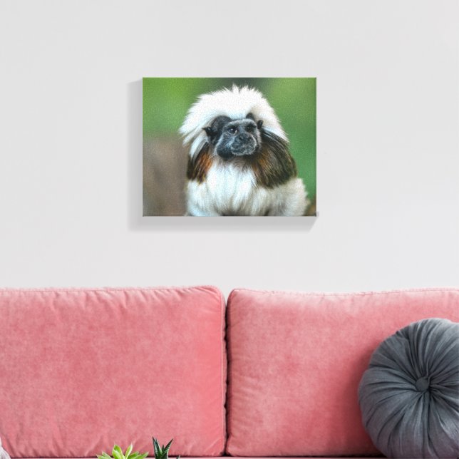 Curious Monkey Canvas Print (Insitu (LivingRoom))
