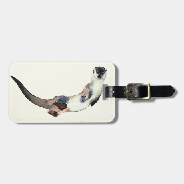 Curious Otter 2003 Luggage Tag (Front Horizontal)