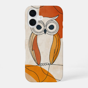 Curious Owl Look iPhone 16 Case