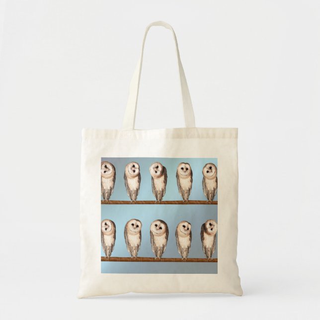 Curious owls tote bag (Front)