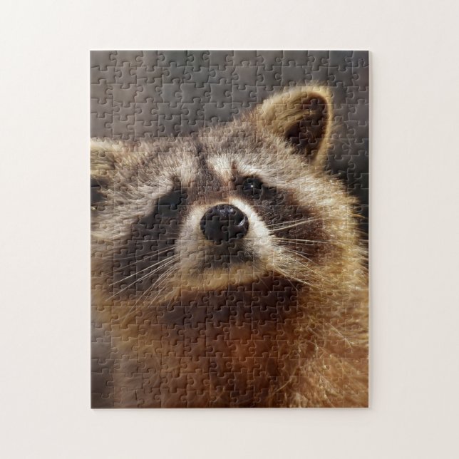 Curious Raccoon Jigsaw Puzzle (Vertical)