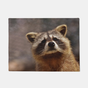 Curious Racoon Doormat