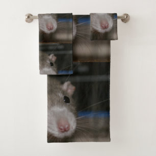 Curious Rat Bath Towel Set