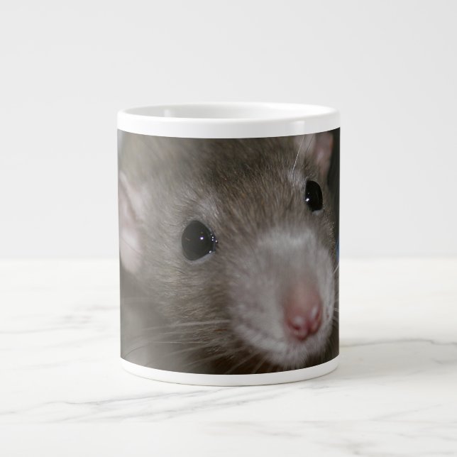 Curious Rat Large Coffee Mug (Front)
