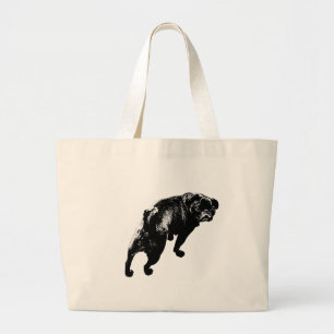 Curious Spirit, Clear Stance Large Tote Bag