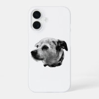 Curious Terrier Mix iPhone Case