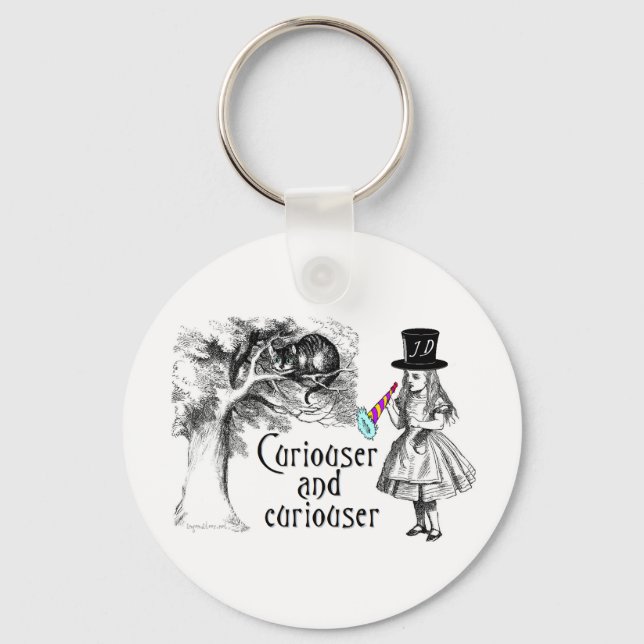 Curiouser Key Ring (Front)