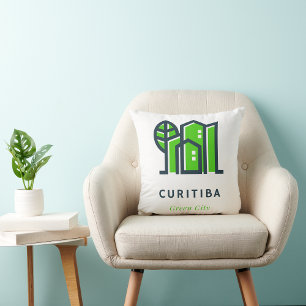 Curitiba Brazil Latin Sustainable Green City Cushion
