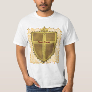 Curl Fleur De Lis Shield T-Shirt
