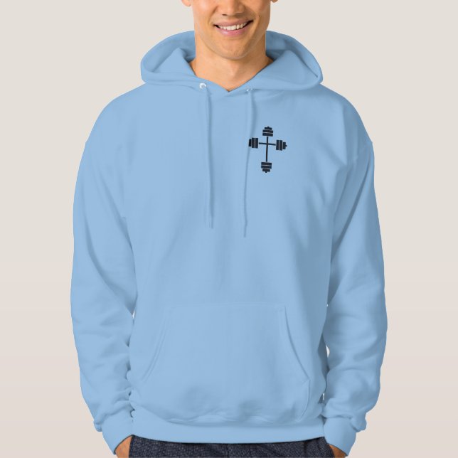 Curl In The Squat Rack Hoodie (Front)