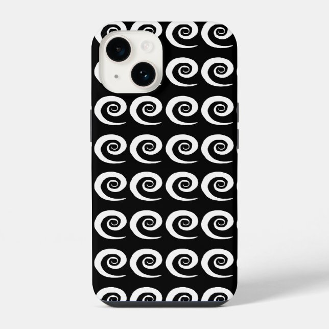 Curl Pattern iPhone Case (Back)