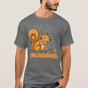 Curl squirrel curling squirrel curler T-Shirt