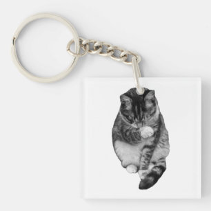 Curled Calm Keychain