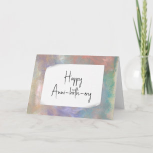 Curled Paper Birthday Card