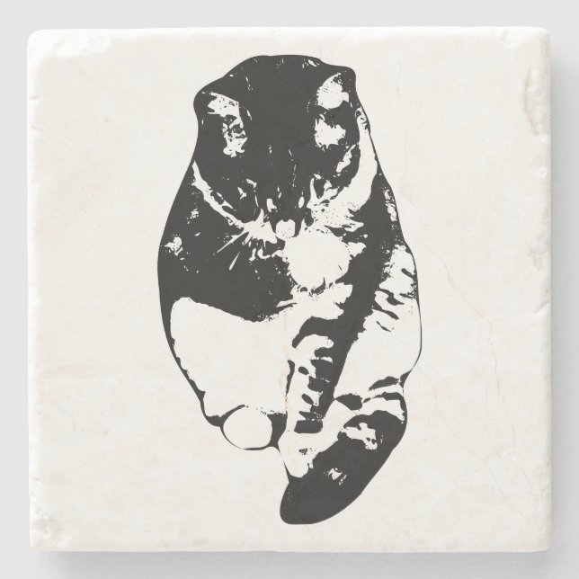 Curled-Tail Calm Coaster (Front)