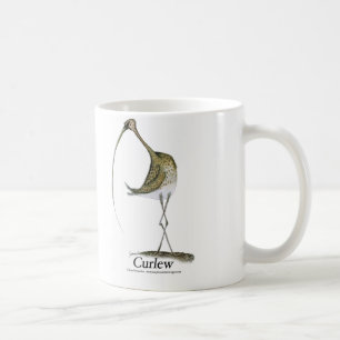curlew bird with egg, tony fernandes coffee mug
