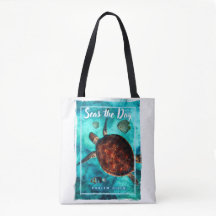 Curlew Turtle Tote Bag, Medium