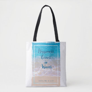 Curlew Waves Tote Bag, Medium Bag