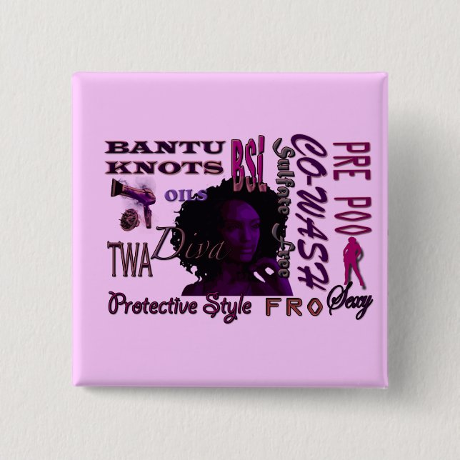 Curlfriends Button (Front)