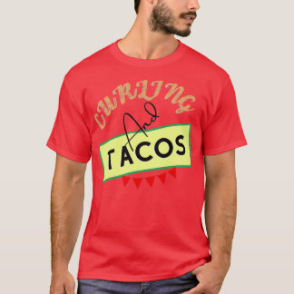 Curling And Tacos Funny T-Shirt