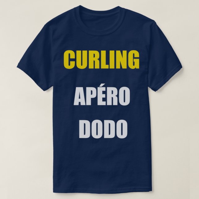curling apero dodo T-Shirt (Design Front)