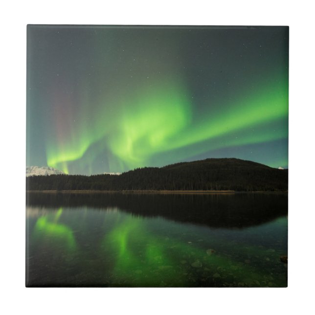 Curling Aurora Ceramic Tile (Front)