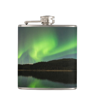 Curling Aurora Hip Flask