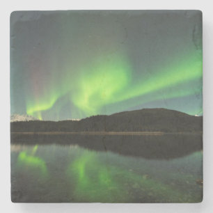 Curling Aurora Stone Coaster