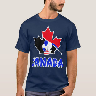 Curling Canada for Canadian Curling Fan and Curlin T-Shirt