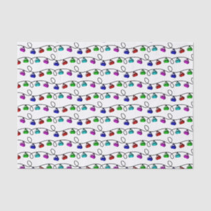 Curling Christmas Lights Tissue Paper