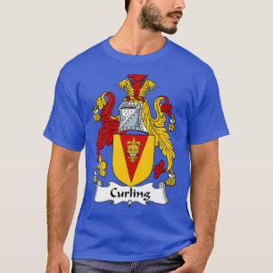 Curling Coat of Arms Family Crest Shirt