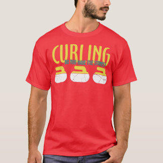 curling curling winter sports gift idea 2 T-Shirt
