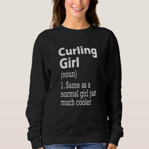 Curling Girl Sweatshirt