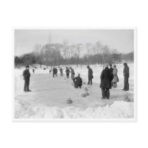 Curling in Central Park, New York