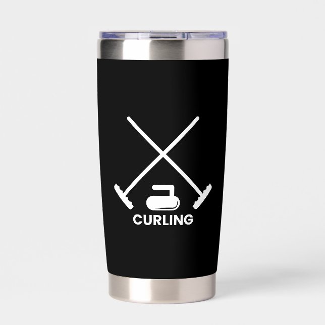 Curling Insulated Tumbler (Front)
