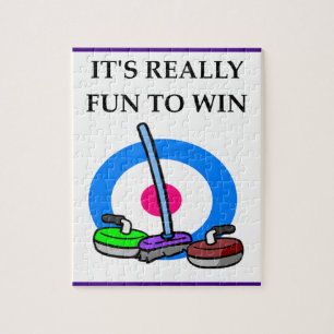 curling jigsaw puzzle