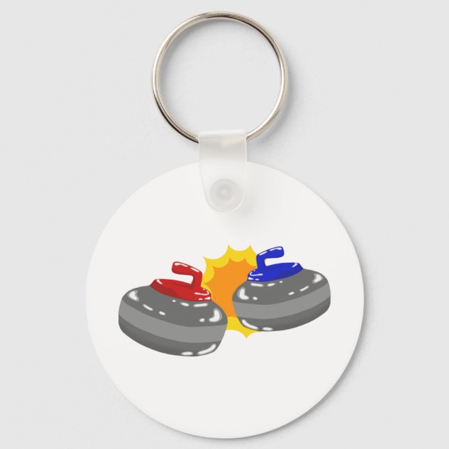 Curling Key Ring (Front)