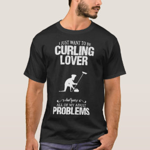 Curling Lover My Funny Design For Gift T-Shirt
