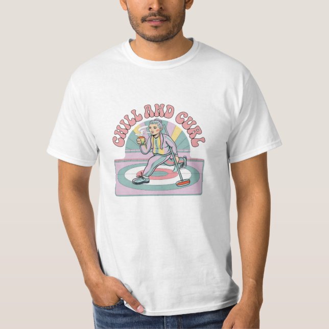 Curling Lovers Gift Idea T-Shirt (Front)