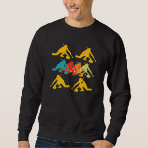 Curling Player Crew Team Coach Stones Winter Ice S Sweatshirt
