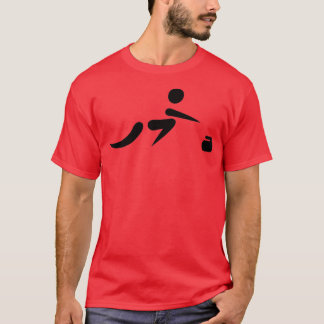 Curling player icon T-Shirt