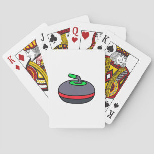 Curling Rock Playing Cards
