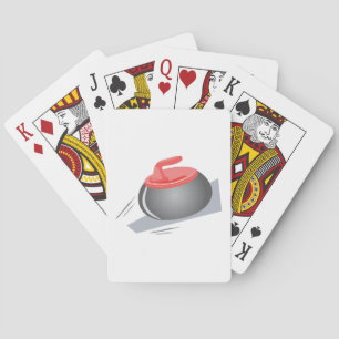 Curling Rock Playing Cards