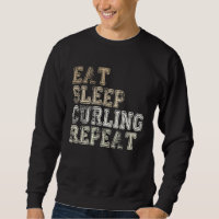 Curling saying outfit curling curling player