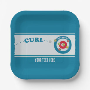 Curling sheet Curling stones Paper Plate