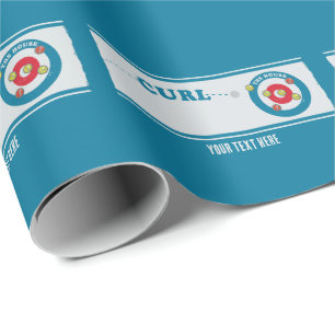 Curling sheet Curling stones Wrapping Paper