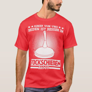 Curling Stock Shooting Funny Stock Sport T-Shirt